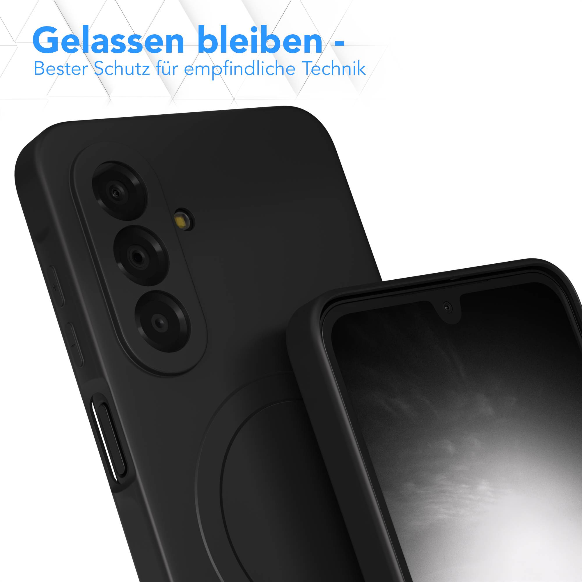 Samsung Galaxy A17 MagSafe Silikonhülle mit Kameraschutz von EAZY CASE 