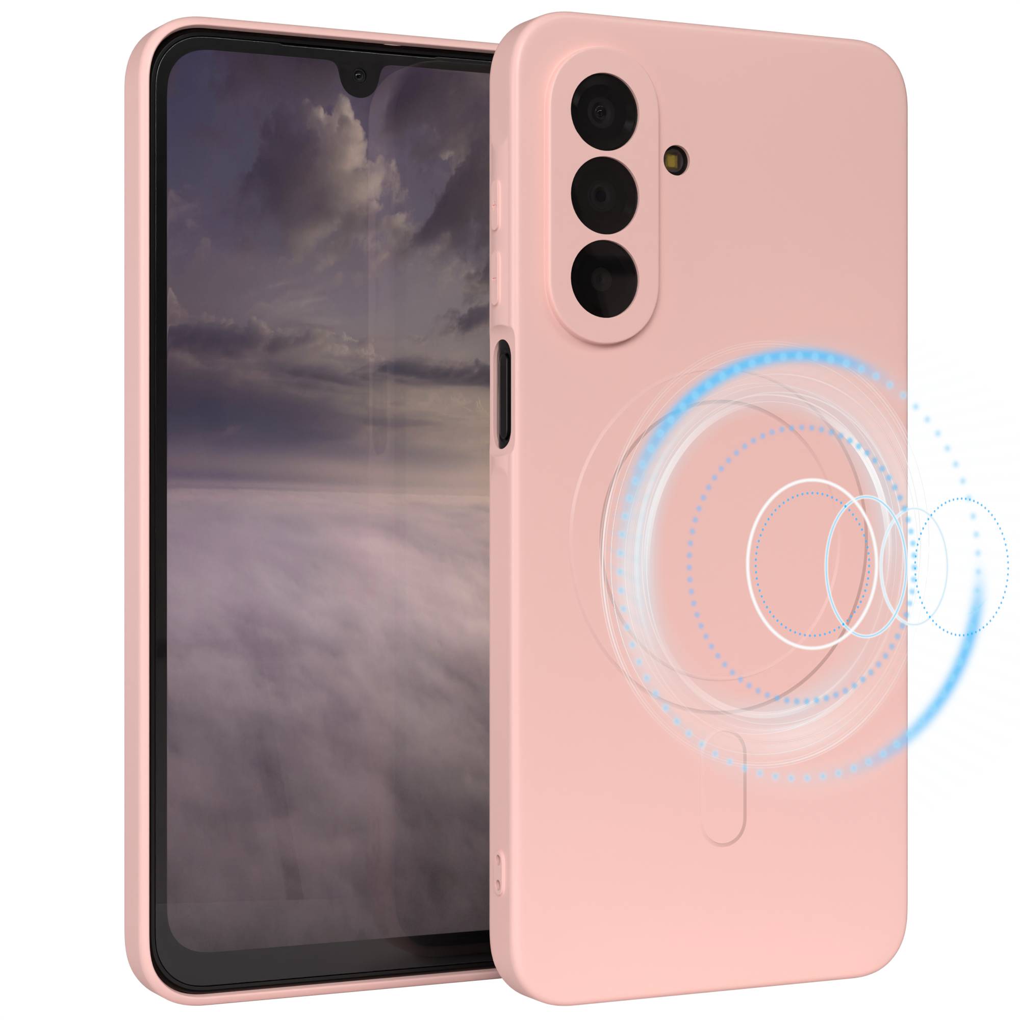 Samsung Galaxy A17 MagSafe Silikonhülle mit Kameraschutz von EAZY CASE 