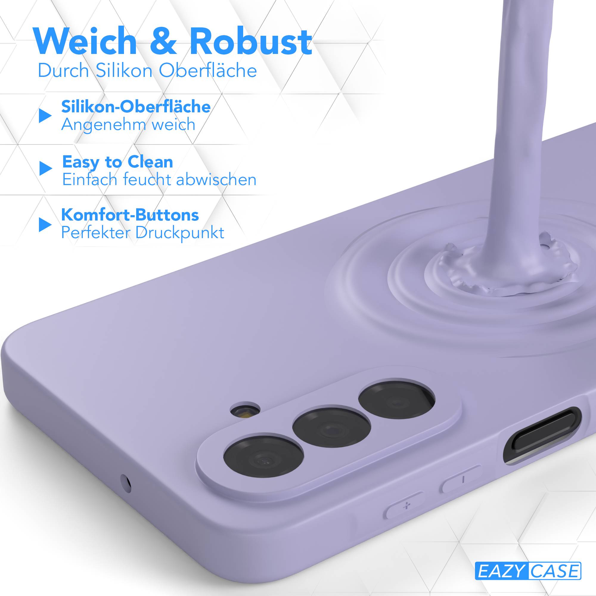 Samsung Galaxy A17 MagSafe Silikonhülle mit Kameraschutz von EAZY CASE 