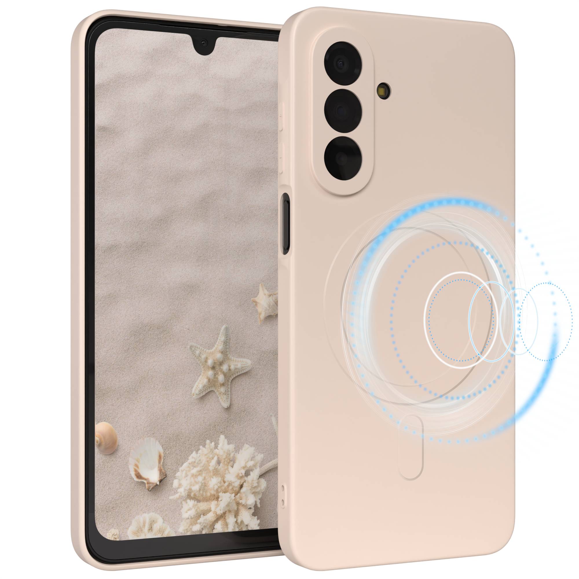 Samsung Galaxy A17 MagSafe Silikonhülle mit Kameraschutz von EAZY CASE 
