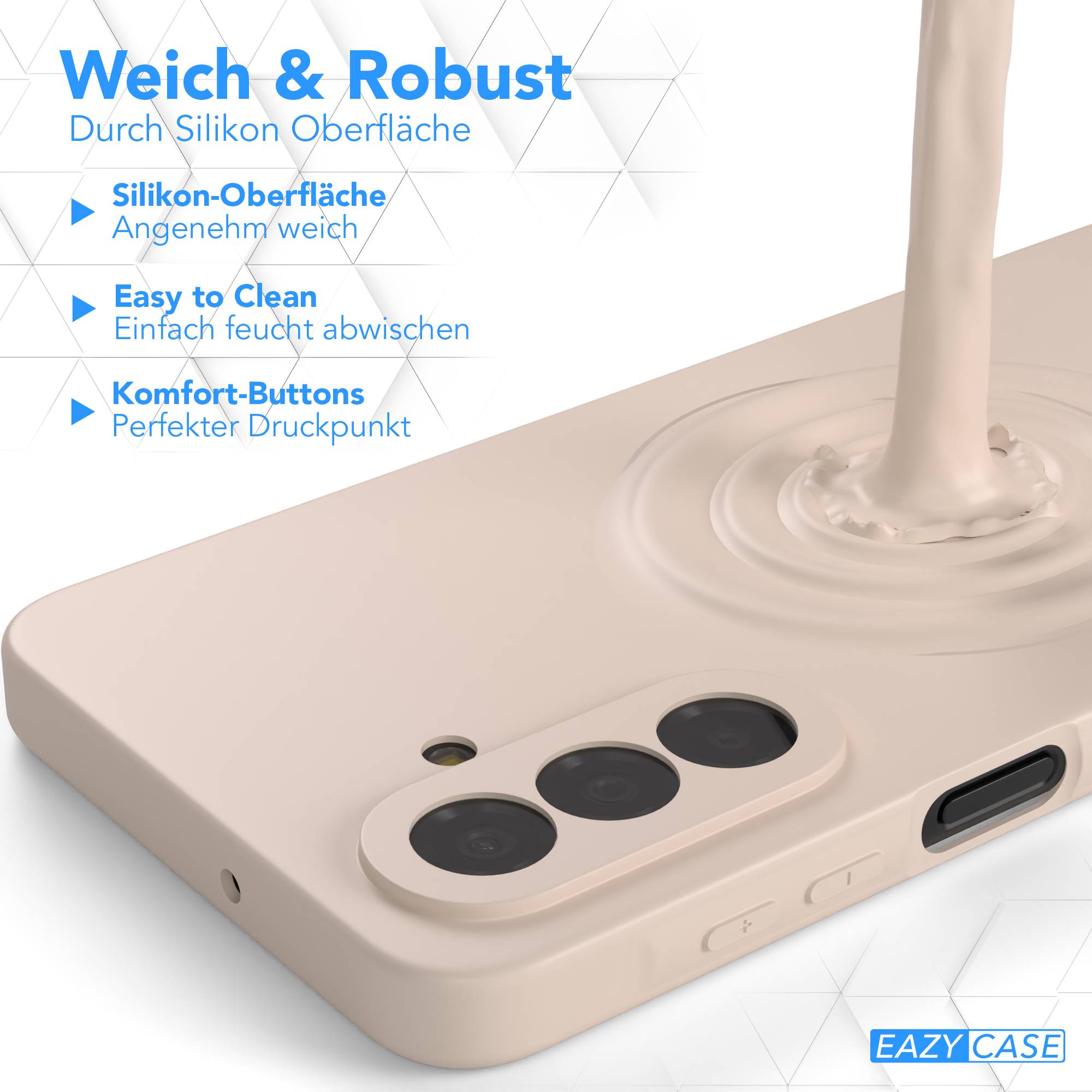 Samsung Galaxy A17 MagSafe Silikonhülle mit Kameraschutz von EAZY CASE 