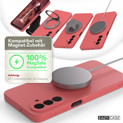 Samsung Galaxy A17 MagSafe Silikonhülle mit Kameraschutz von EAZY CASE 