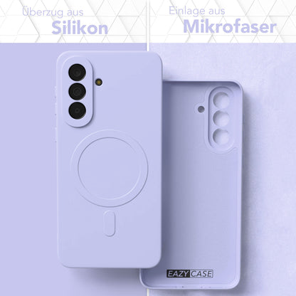 Samsung Galaxy A37 MagSafe Silikonhülle mit Kameraschutz von EAZY CASE 