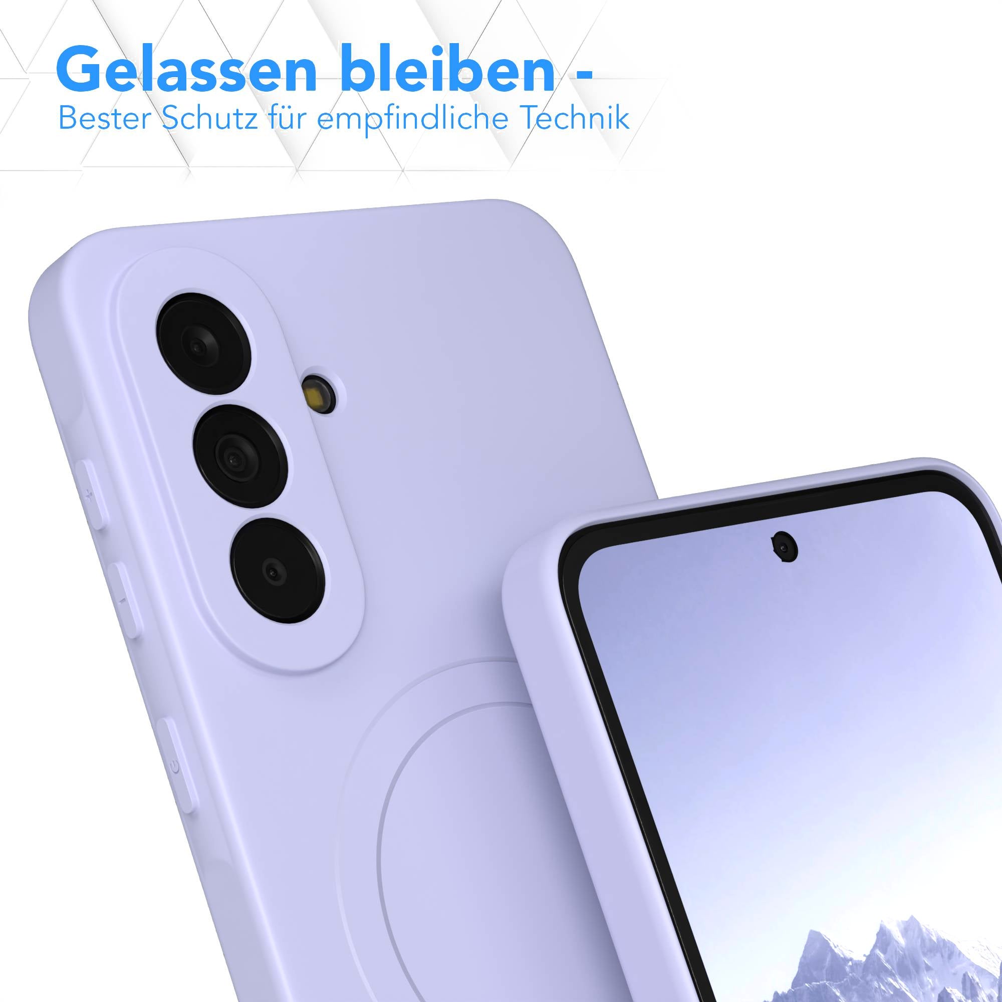 Samsung Galaxy A37 MagSafe Silikonhülle mit Kameraschutz von EAZY CASE 