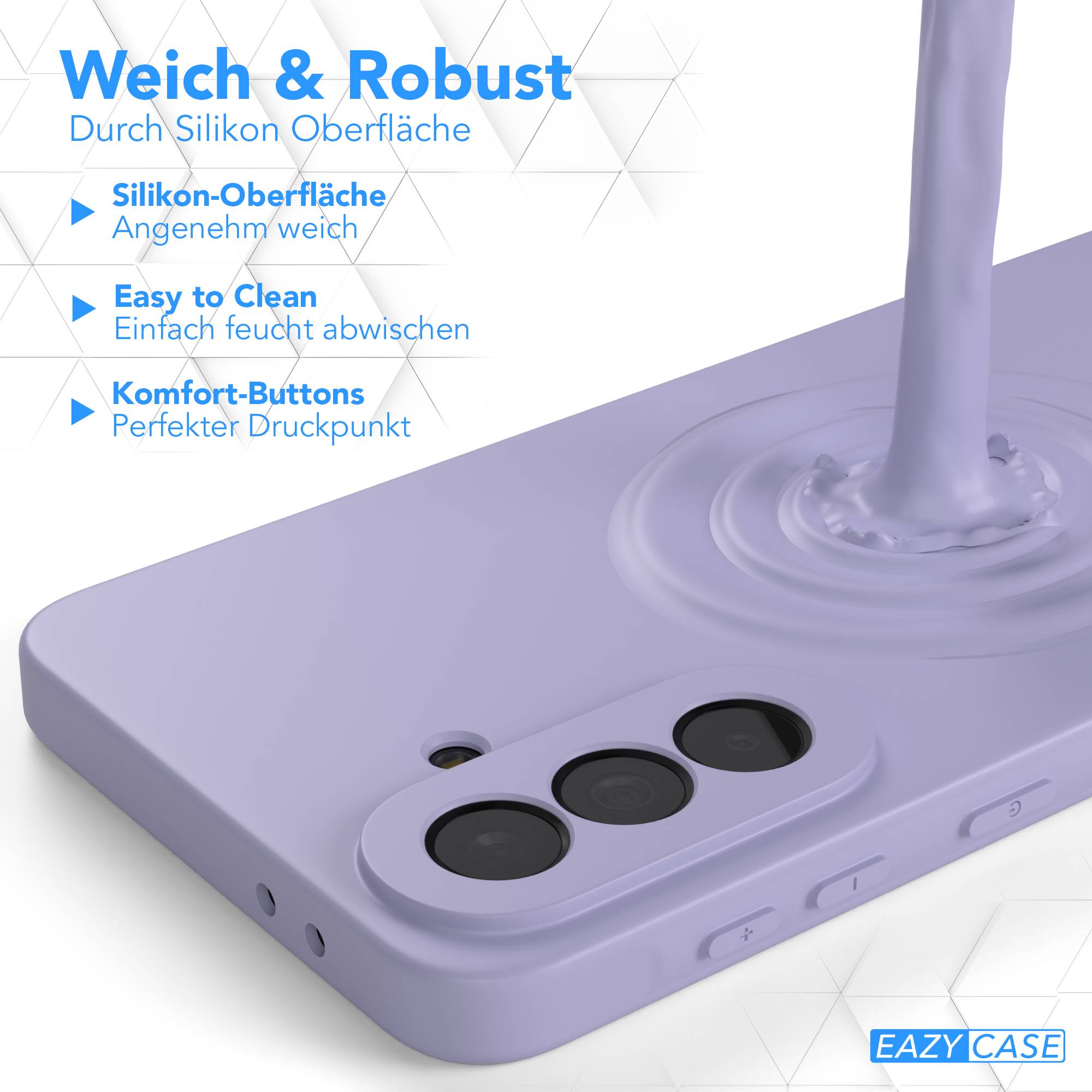 Samsung Galaxy A37 MagSafe Silikonhülle mit Kameraschutz von EAZY CASE 