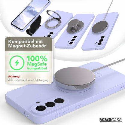 Samsung Galaxy A37 MagSafe Silikonhülle mit Kameraschutz von EAZY CASE 