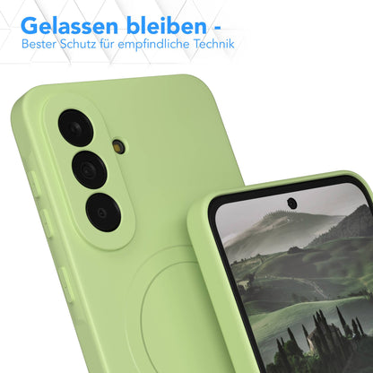 Samsung Galaxy A37 MagSafe Silikonhülle mit Kameraschutz von EAZY CASE 