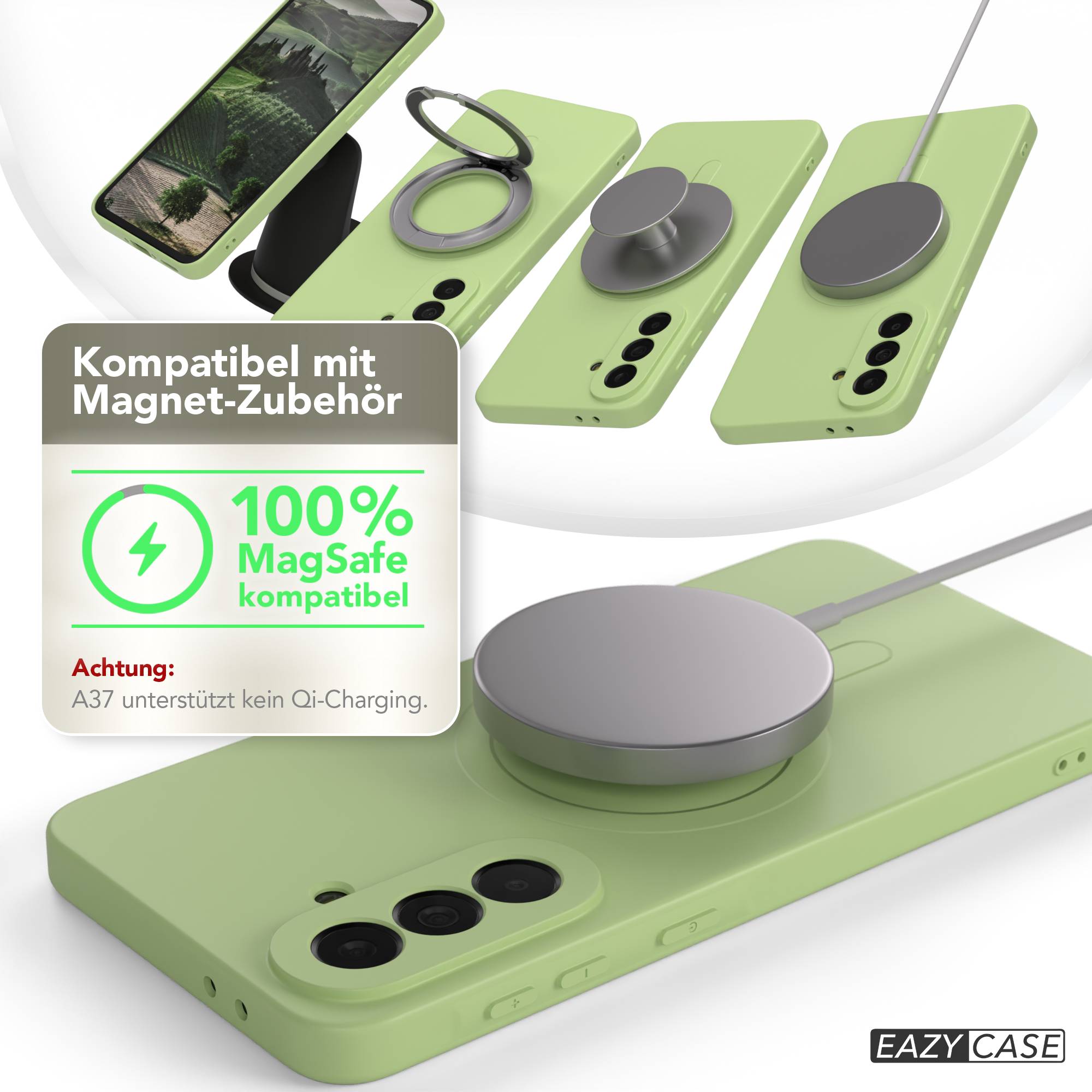 Samsung Galaxy A37 MagSafe Silikonhülle mit Kameraschutz von EAZY CASE 
