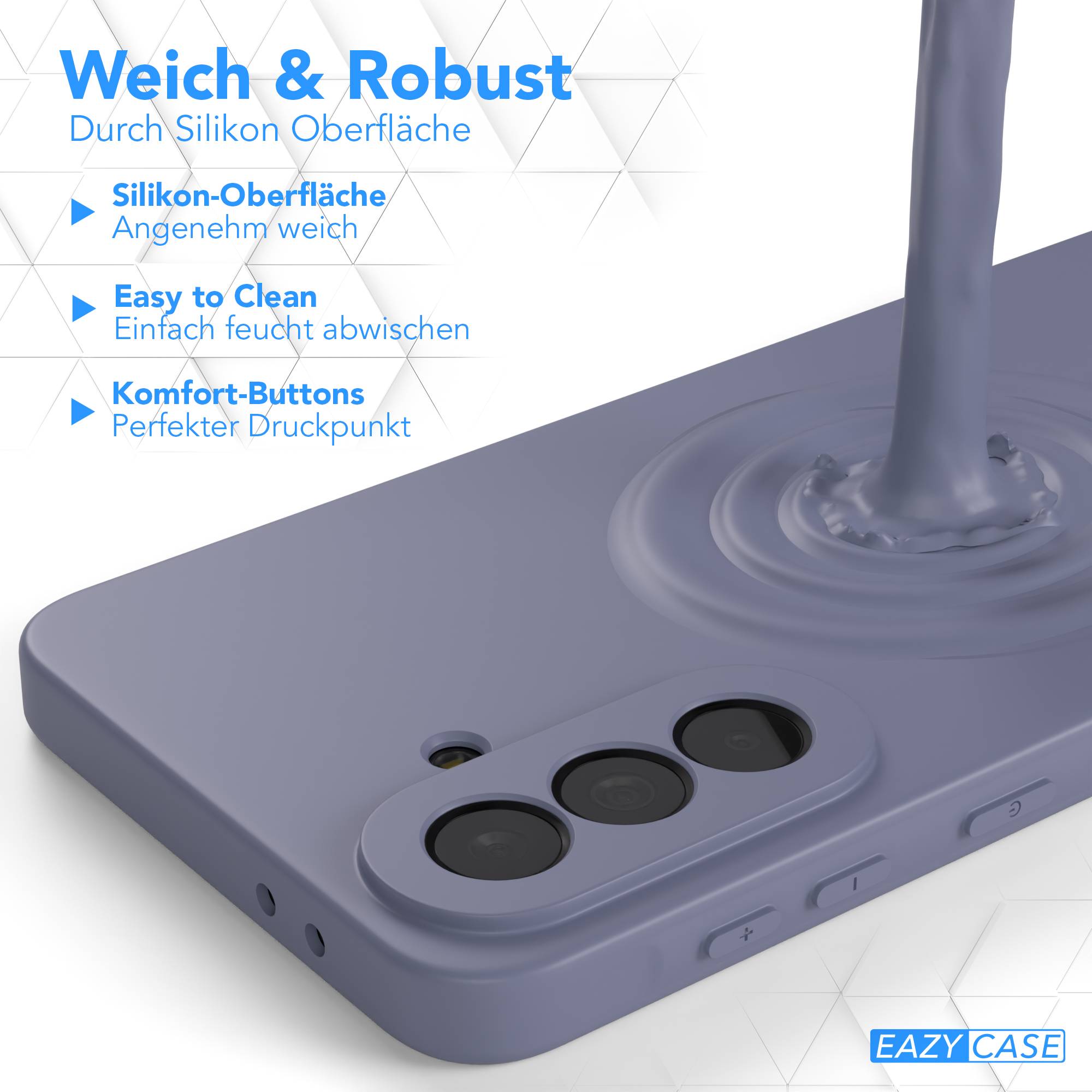 Samsung Galaxy A37 MagSafe Silikonhülle mit Kameraschutz von EAZY CASE 