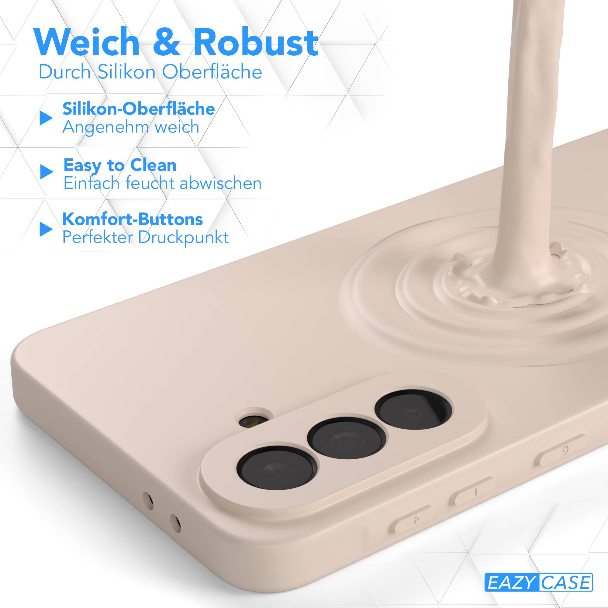 Samsung Galaxy A37 MagSafe Silikonhülle mit Kameraschutz von EAZY CASE 