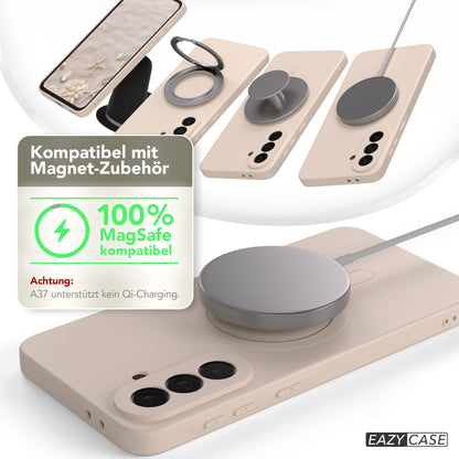 Samsung Galaxy A37 MagSafe Silikonhülle mit Kameraschutz von EAZY CASE 