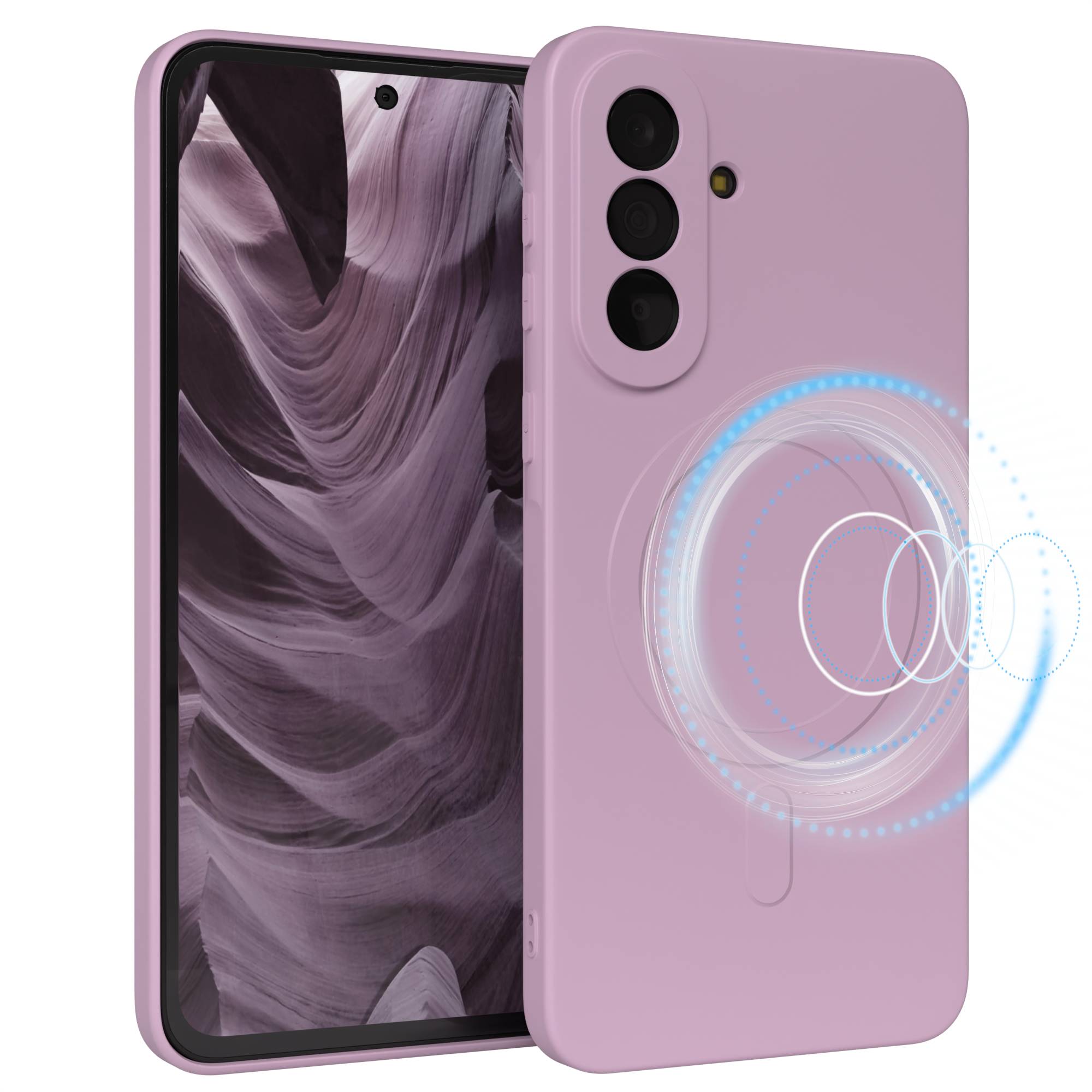 Samsung Galaxy A37 MagSafe Silikonhülle mit Kameraschutz von EAZY CASE 