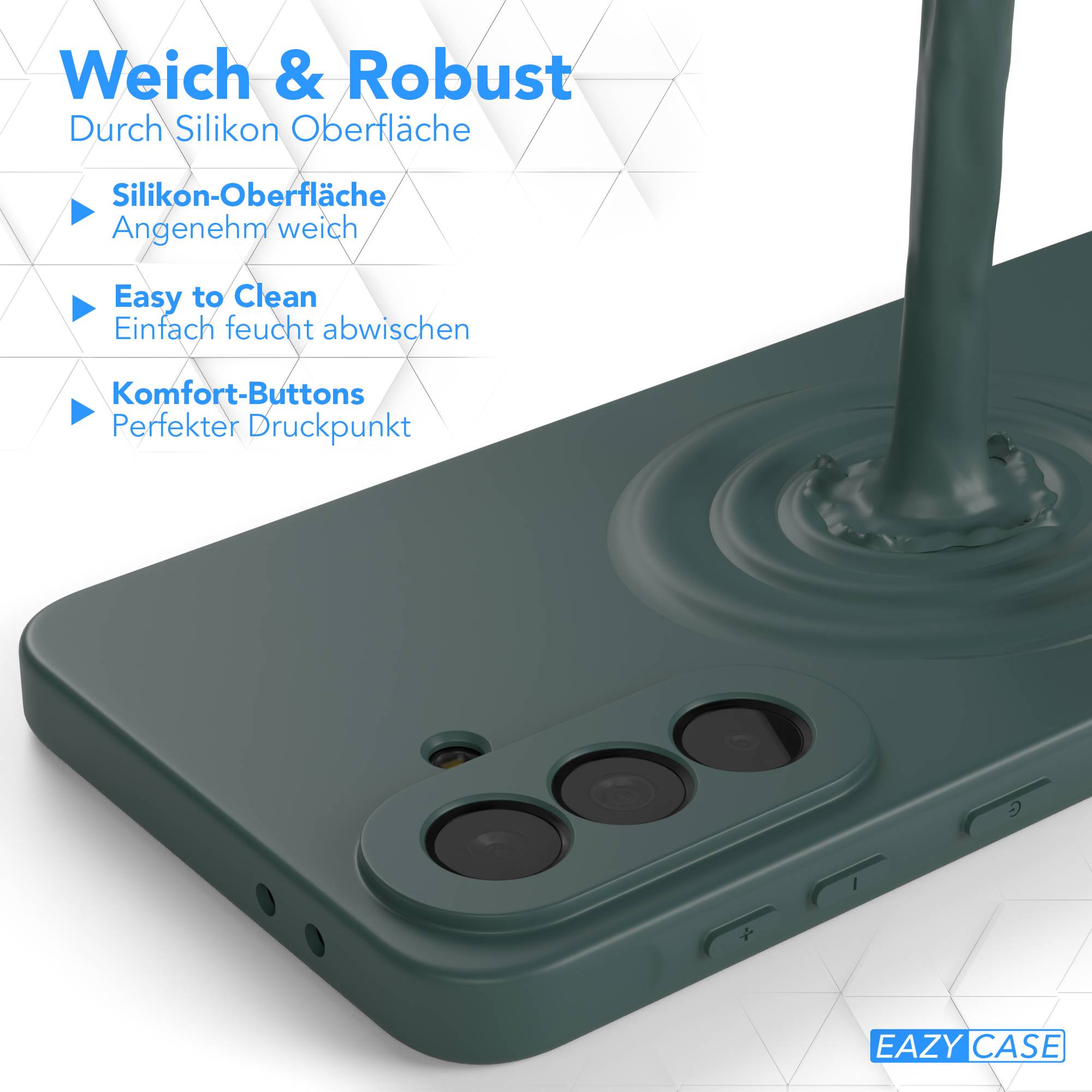 Samsung Galaxy A37 MagSafe Silikonhülle mit Kameraschutz von EAZY CASE 