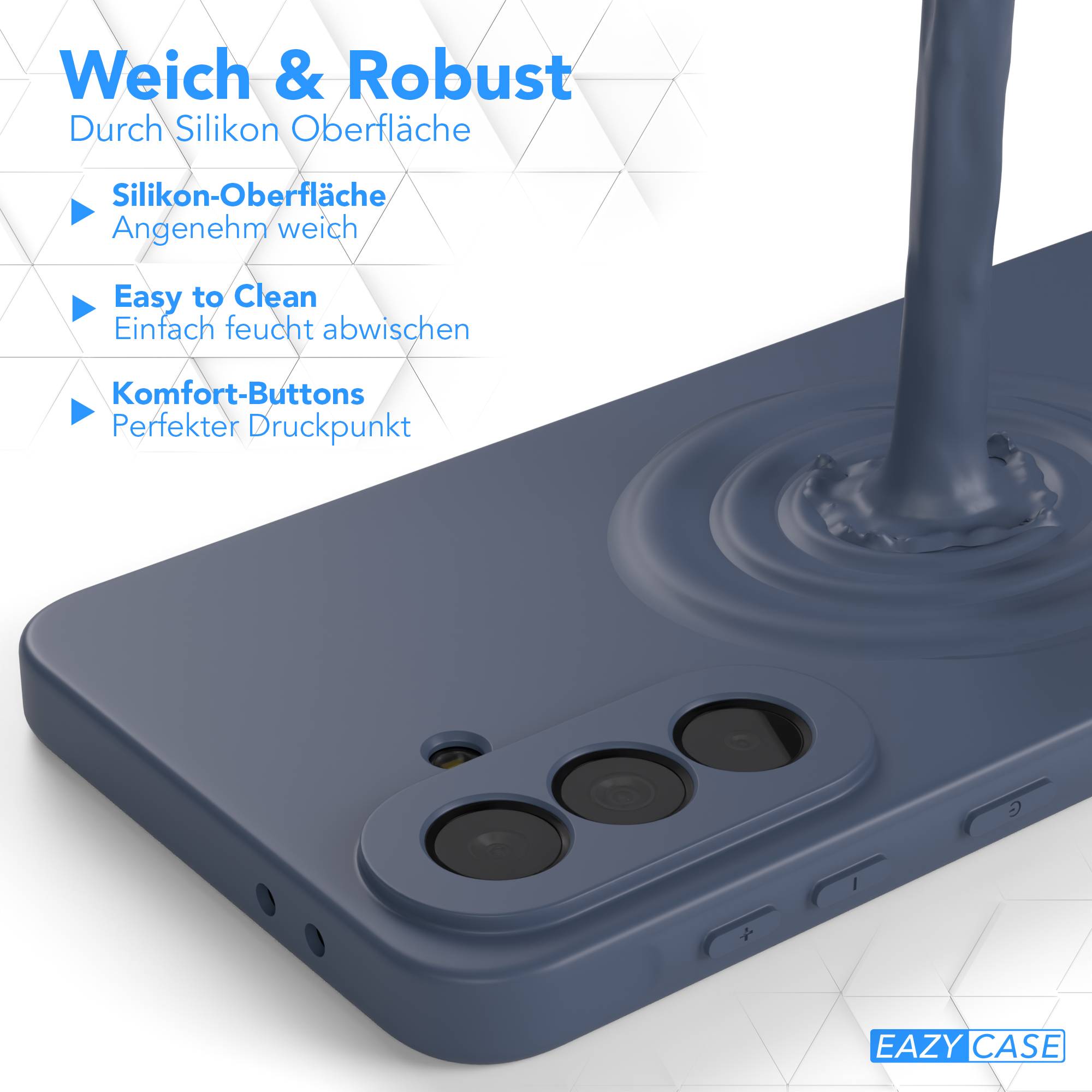 Samsung Galaxy A37 MagSafe Silikonhülle mit Kameraschutz von EAZY CASE 