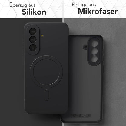 Samsung Galaxy A57 MagSafe Silikonhülle mit Kameraschutz von EAZY CASE 