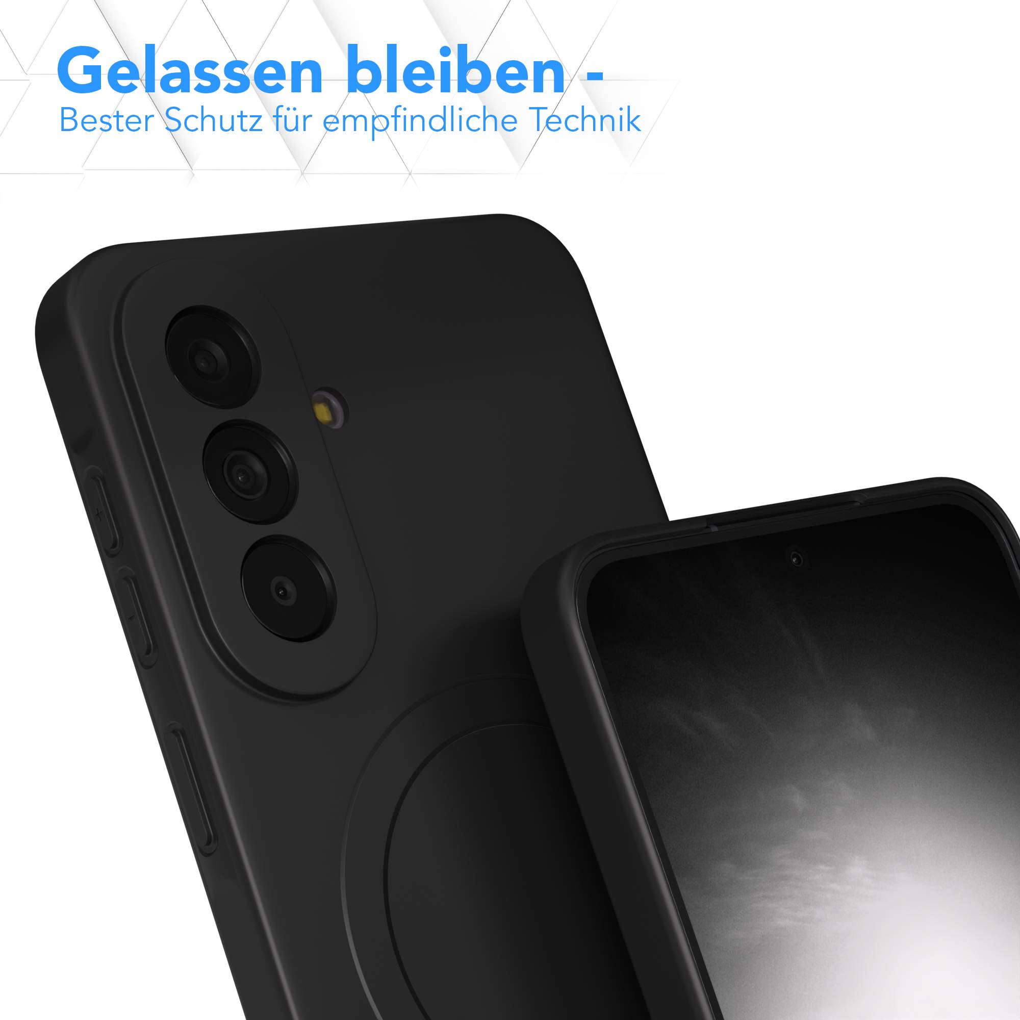 Samsung Galaxy A57 MagSafe Silikonhülle mit Kameraschutz von EAZY CASE 