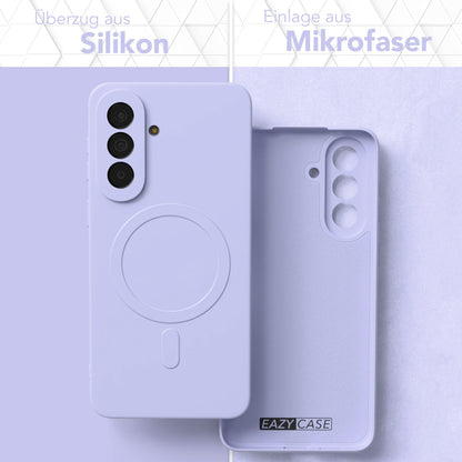 Samsung Galaxy A57 MagSafe Silikonhülle mit Kameraschutz von EAZY CASE 