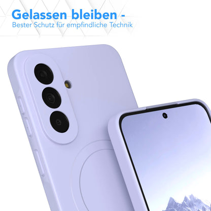 Samsung Galaxy A57 MagSafe Silikonhülle mit Kameraschutz von EAZY CASE 