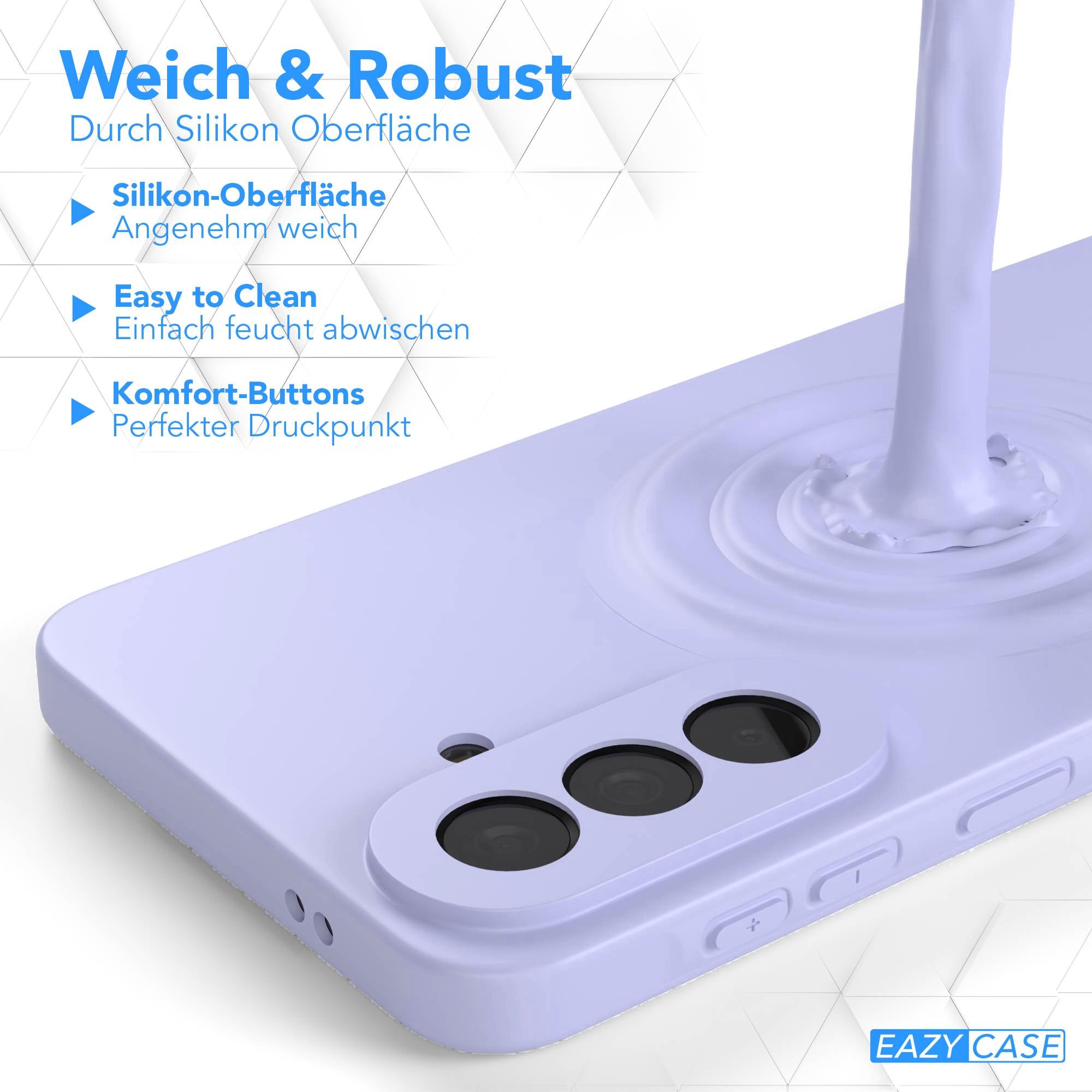 Samsung Galaxy A57 MagSafe Silikonhülle mit Kameraschutz von EAZY CASE 