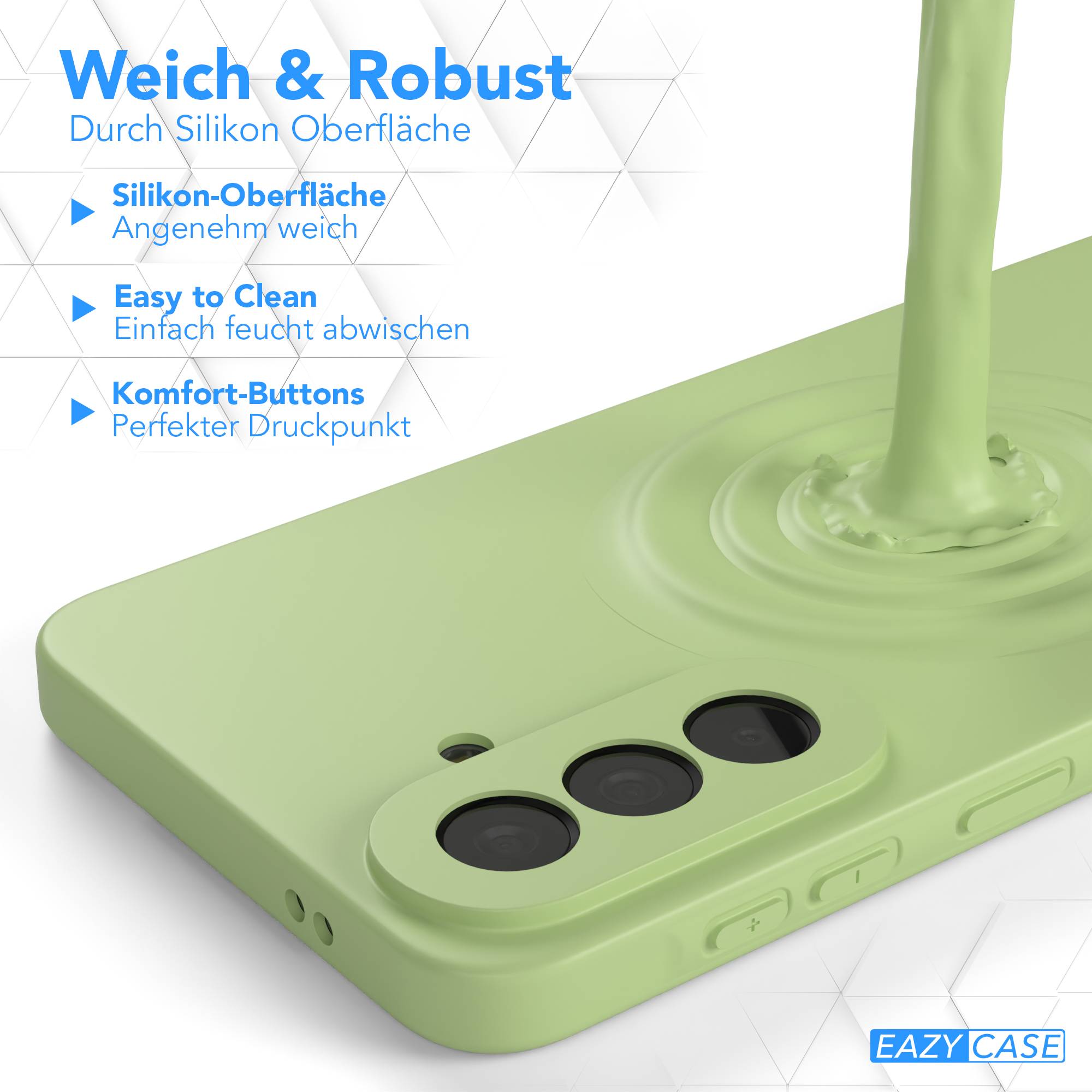 Samsung Galaxy A57 MagSafe Silikonhülle mit Kameraschutz von EAZY CASE 