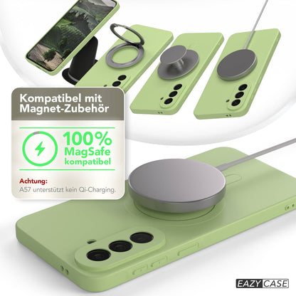 Samsung Galaxy A57 MagSafe Silikonhülle mit Kameraschutz von EAZY CASE 