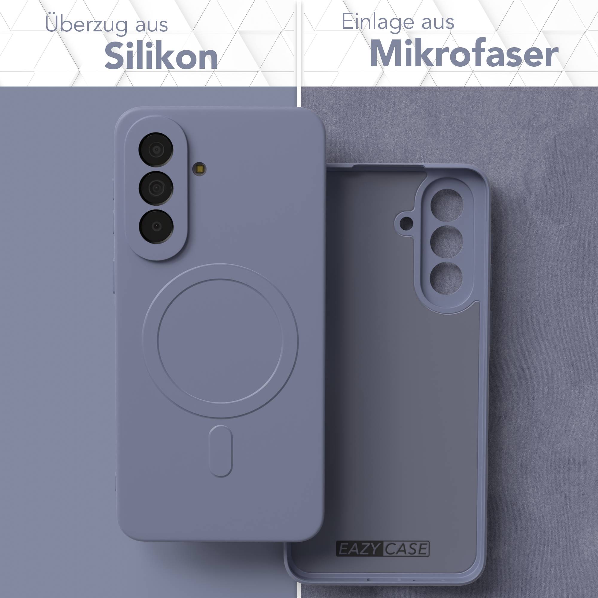 Samsung Galaxy A57 MagSafe Silikonhülle mit Kameraschutz von EAZY CASE 