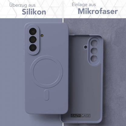 Samsung Galaxy A57 MagSafe Silikonhülle mit Kameraschutz von EAZY CASE 