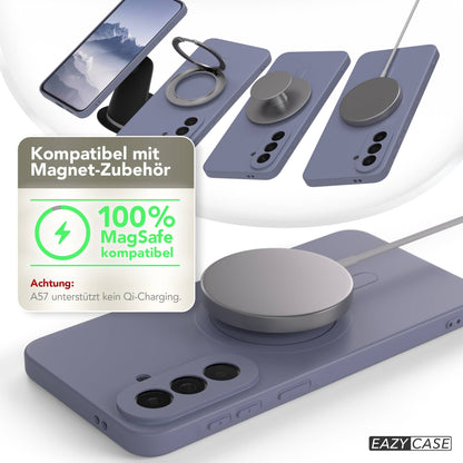 Samsung Galaxy A57 MagSafe Silikonhülle mit Kameraschutz von EAZY CASE 