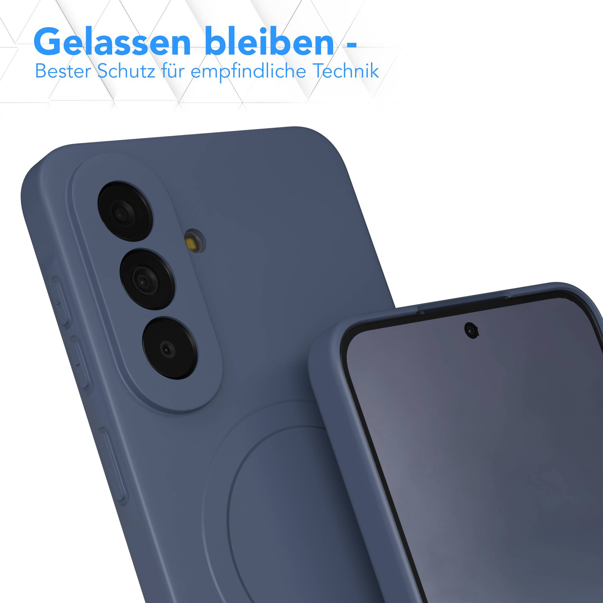 Samsung Galaxy A57 MagSafe Silikonhülle mit Kameraschutz von EAZY CASE 