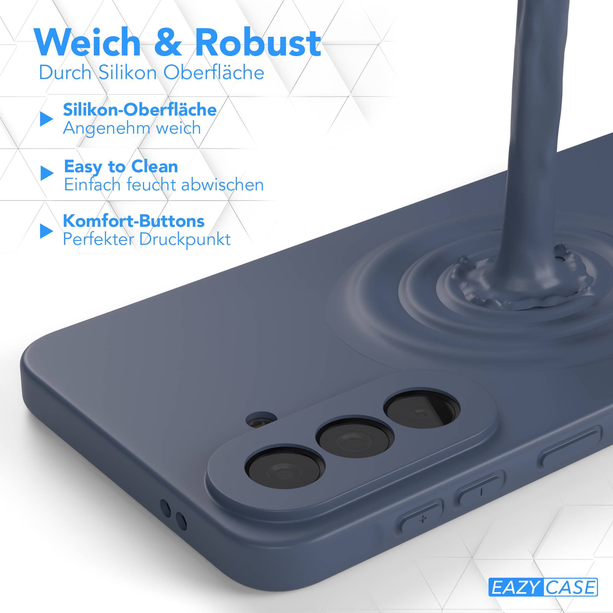 Samsung Galaxy A57 MagSafe Silikonhülle mit Kameraschutz von EAZY CASE 