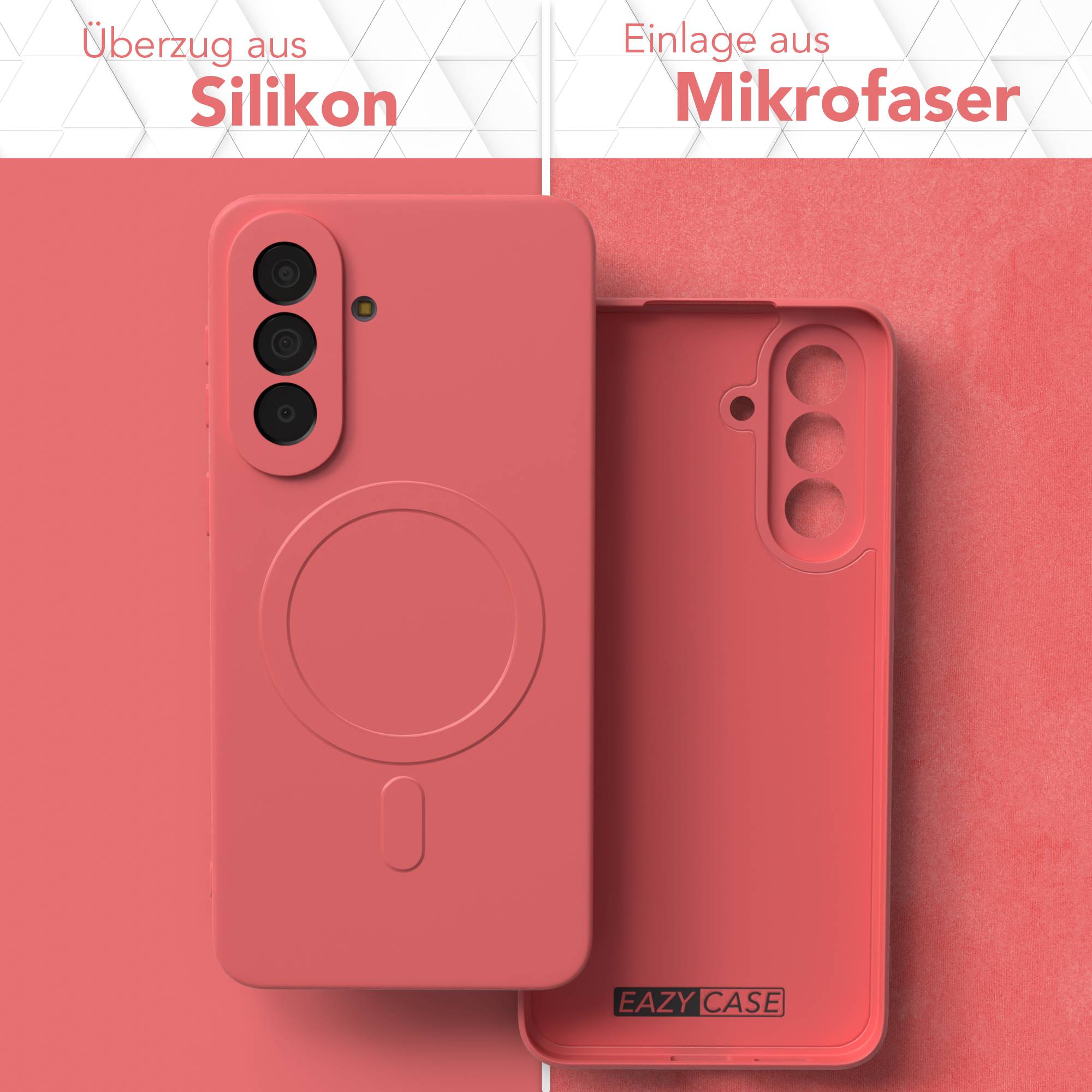 Samsung Galaxy A57 MagSafe Silikonhülle mit Kameraschutz von EAZY CASE 