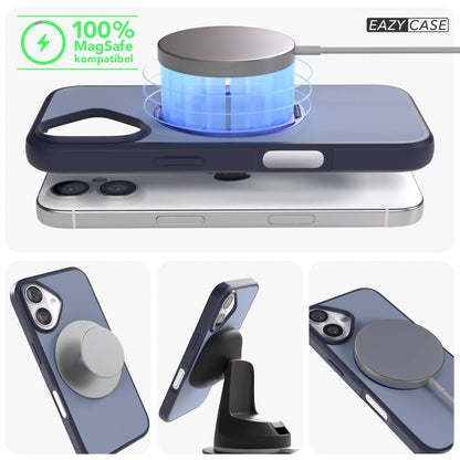 iPhone 16 Bumper Hülle mit drehbarem Ring MagSafe Outdoor Case 