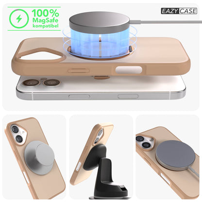 iPhone 16 Bumper Hülle mit drehbarem Ring MagSafe Outdoor Case 