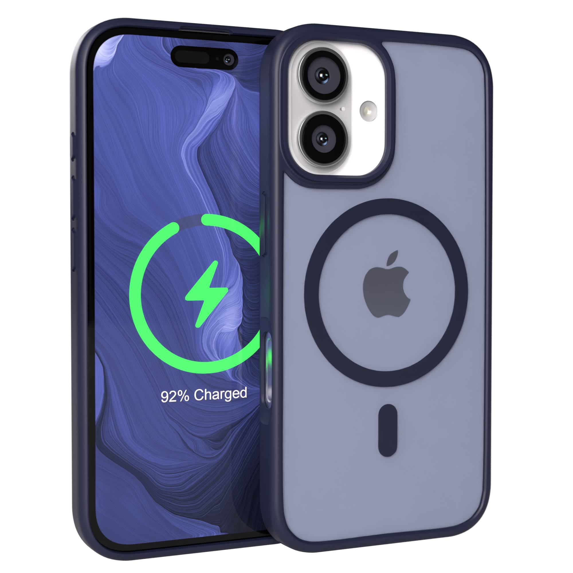 Apple iPhone 16 Bumper Hülle mit MagSafe Funktion und Kameraschutz 