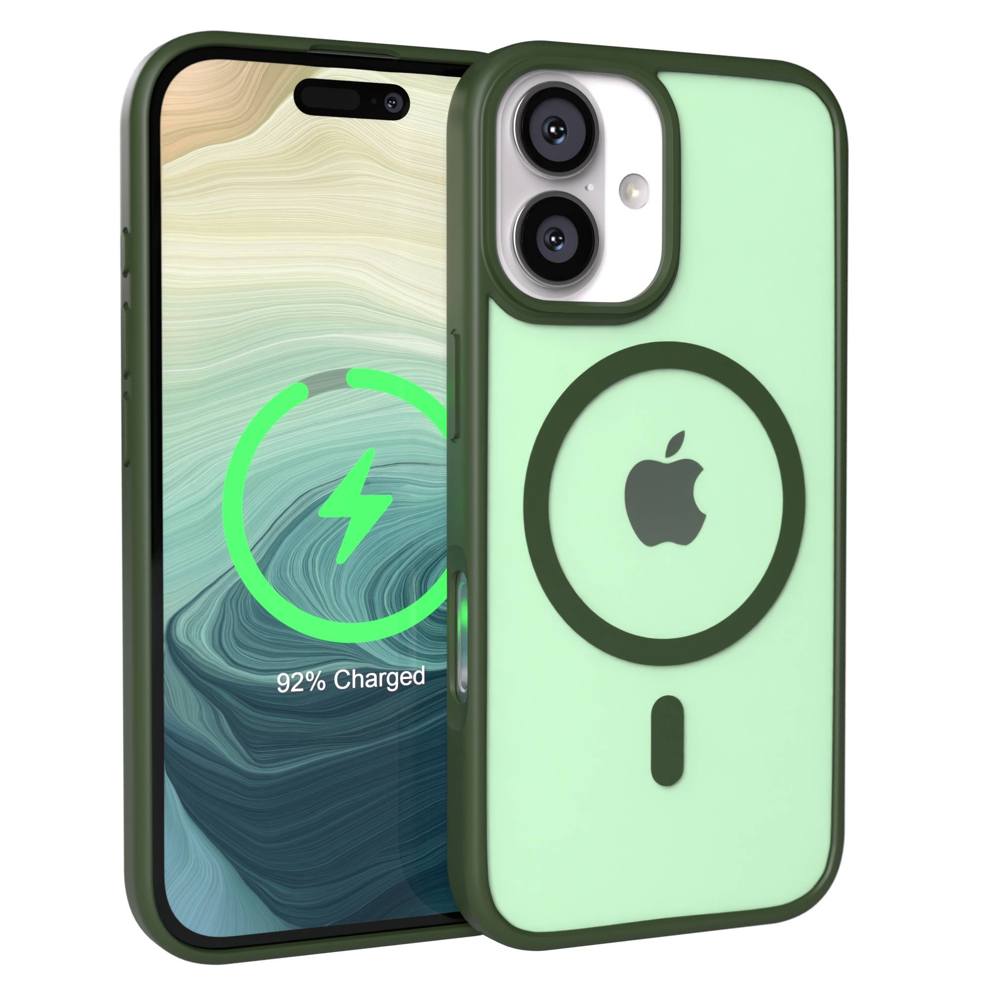 Apple iPhone 16 Bumper Hülle mit MagSafe Funktion und Kameraschutz 