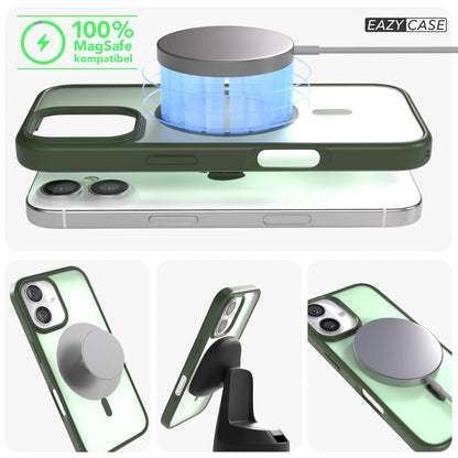 Apple iPhone 16 Bumper Hülle mit MagSafe Funktion und Kameraschutz 
