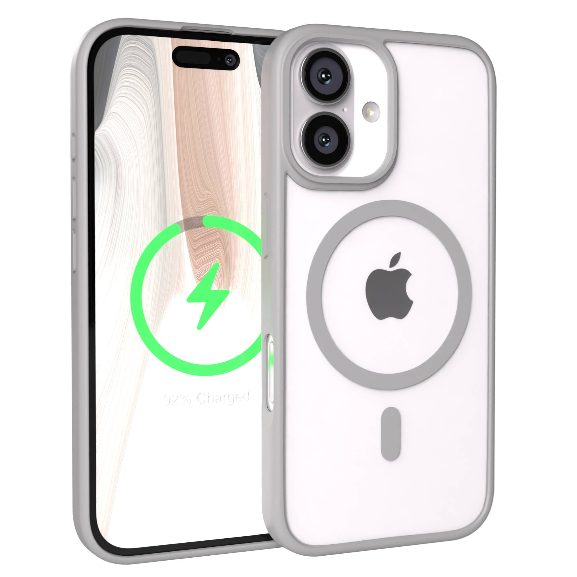 Apple iPhone 16 Bumper Hülle mit MagSafe Funktion und Kameraschutz 