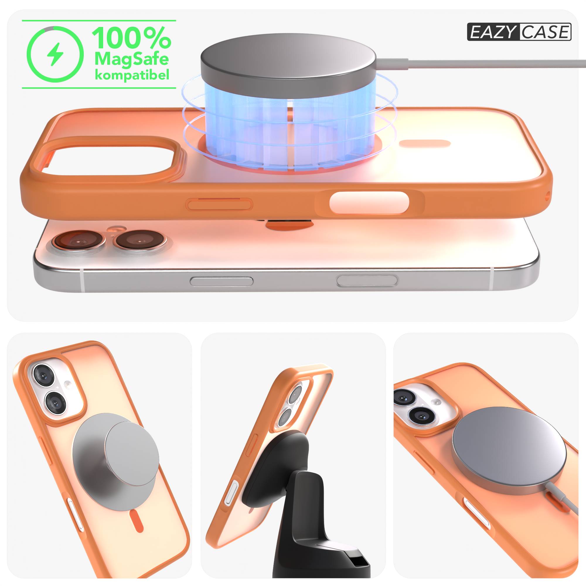 Apple iPhone 16 Bumper Hülle mit MagSafe Funktion und Kameraschutz 