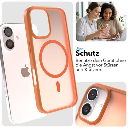 Apple iPhone 16 Bumper Hülle mit MagSafe Funktion und Kameraschutz 