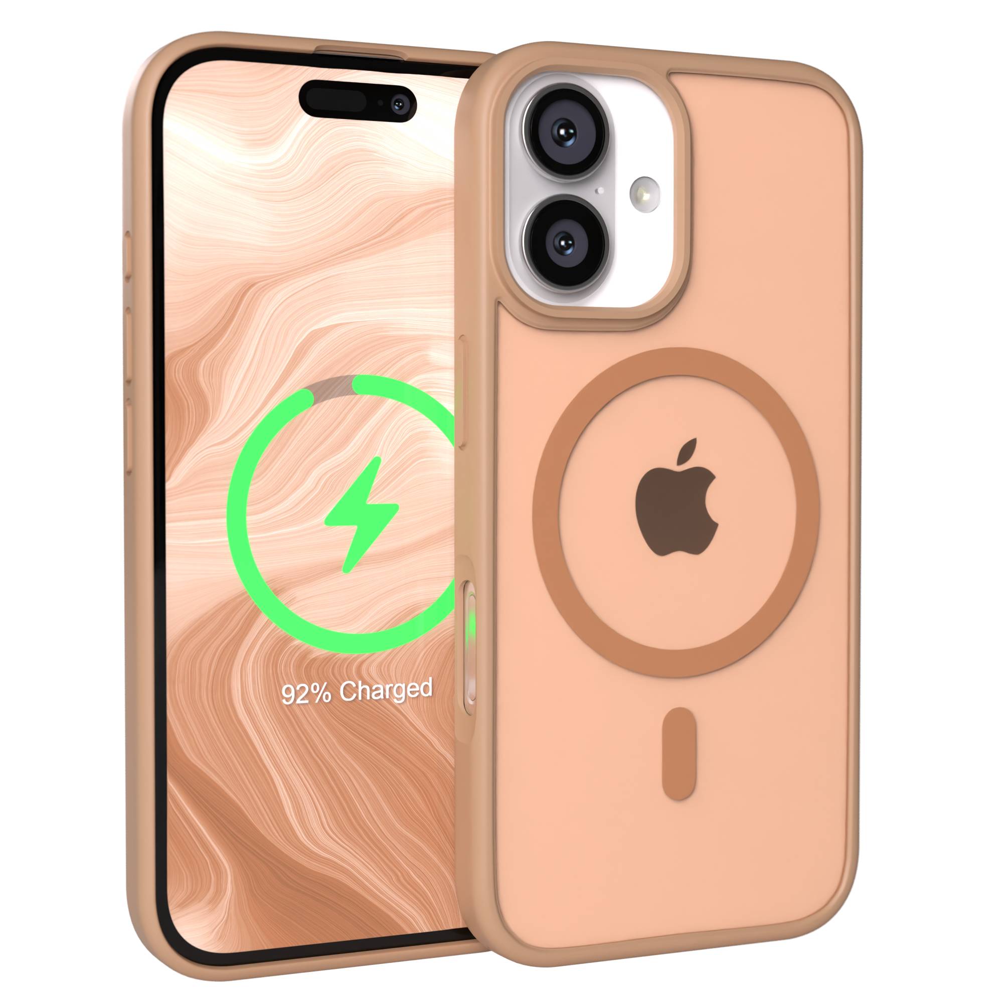 Apple iPhone 16 Bumper Hülle mit MagSafe Funktion und Kameraschutz 