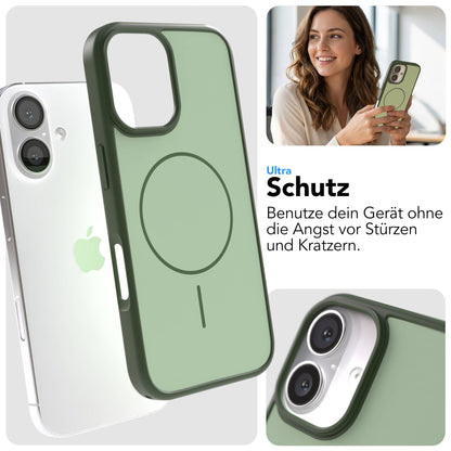 Apple iPhone 16 Bumper Hülle mit MagSafe minimal Design 