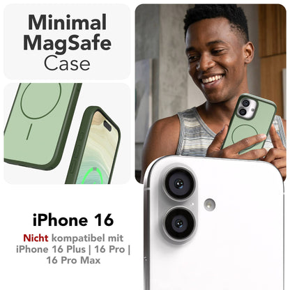 Apple iPhone 16 Bumper Hülle mit MagSafe minimal Design 
