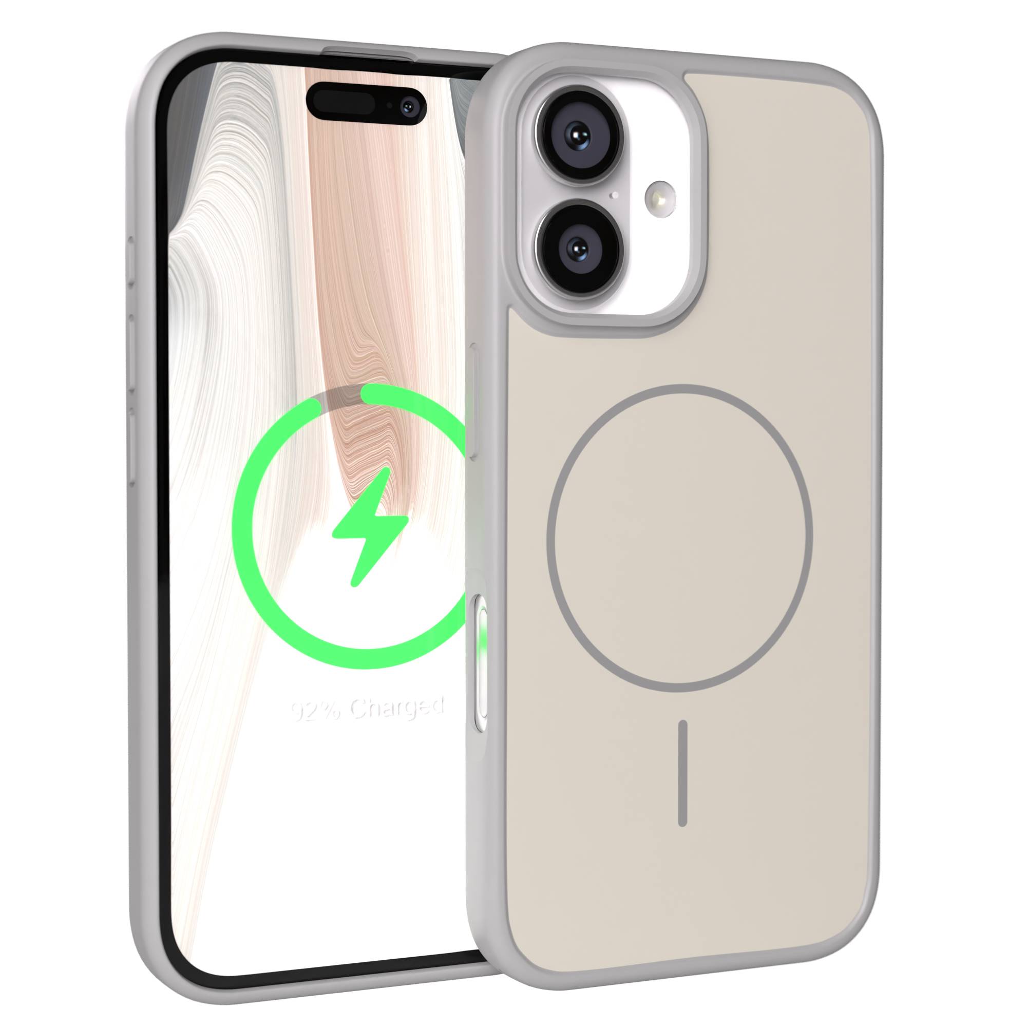 Apple iPhone 16 Bumper Hülle mit MagSafe minimal Design 
