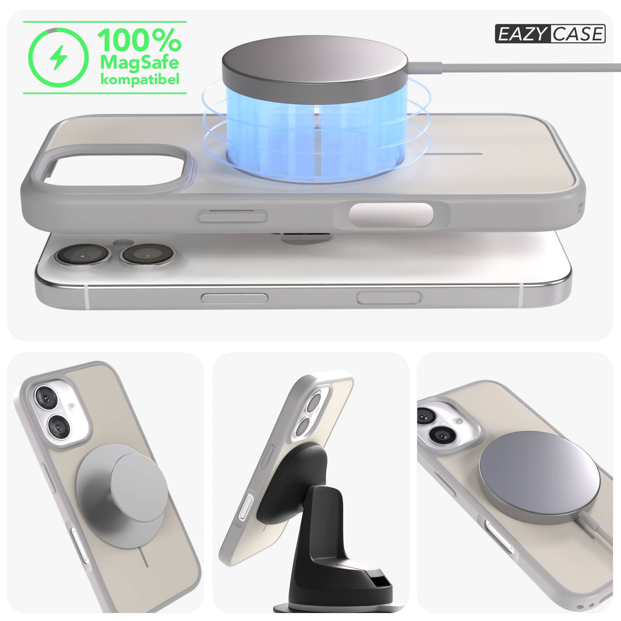 Apple iPhone 16 Bumper Hülle mit MagSafe minimal Design 