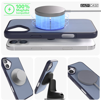 iPhone 16 Plus Bumper Hülle mit drehbarem Ring und MagSafe Funktion 