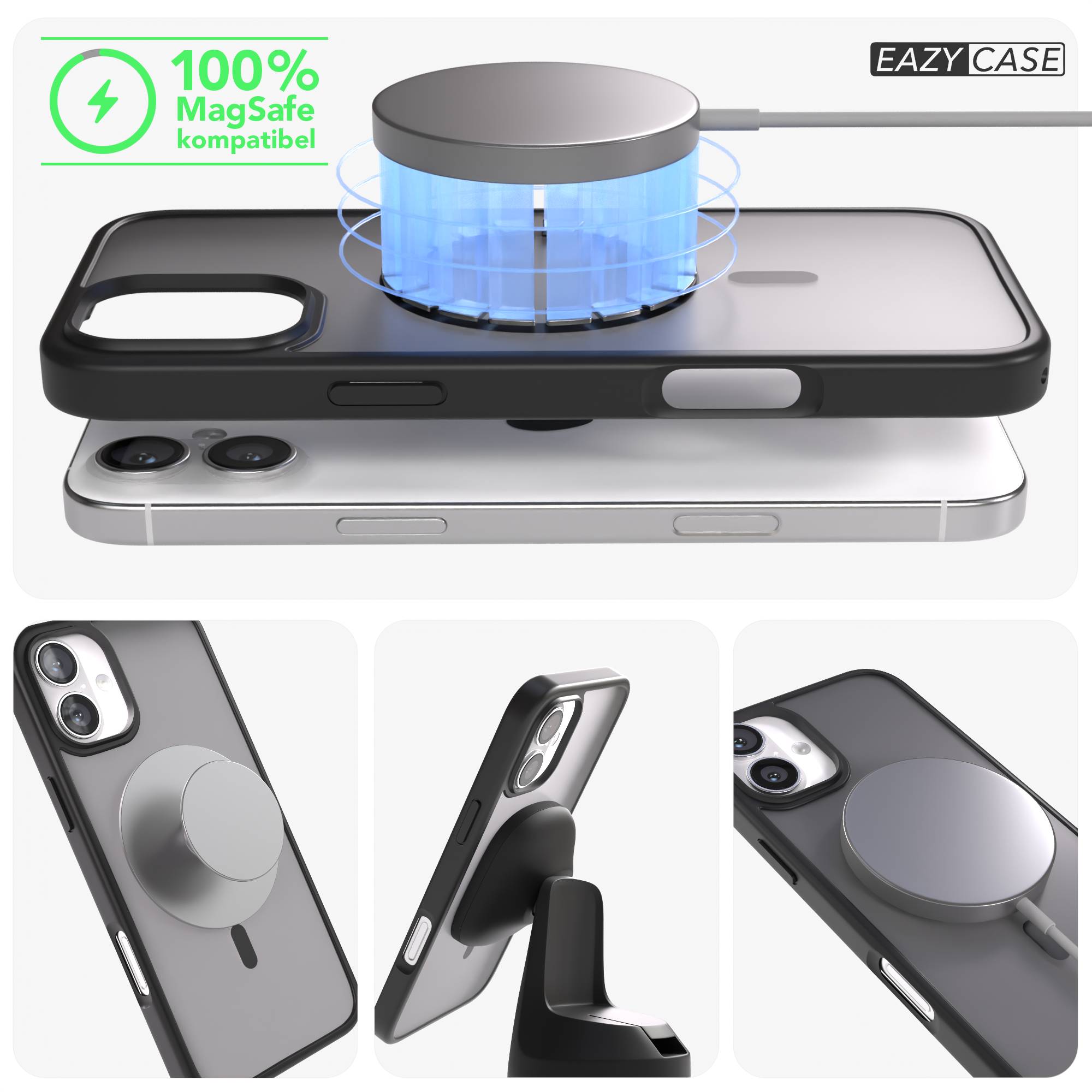 iPhone 16 Plus Outdoor Bumper Hülle mit MagSafe Magnetring 