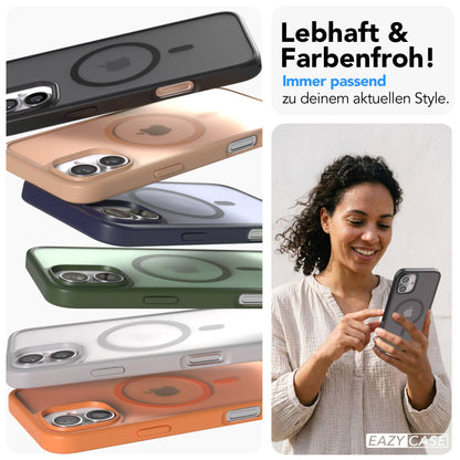 iPhone 16 Plus Outdoor Bumper Hülle mit MagSafe Magnetring 