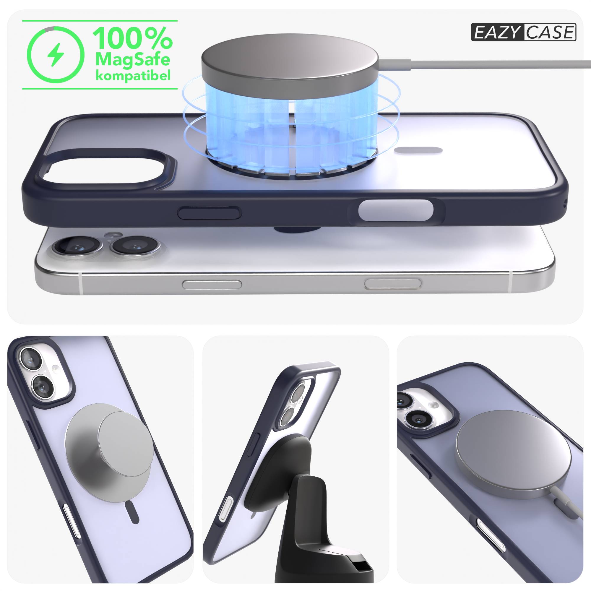 iPhone 16 Plus Outdoor Bumper Hülle mit MagSafe Magnetring 