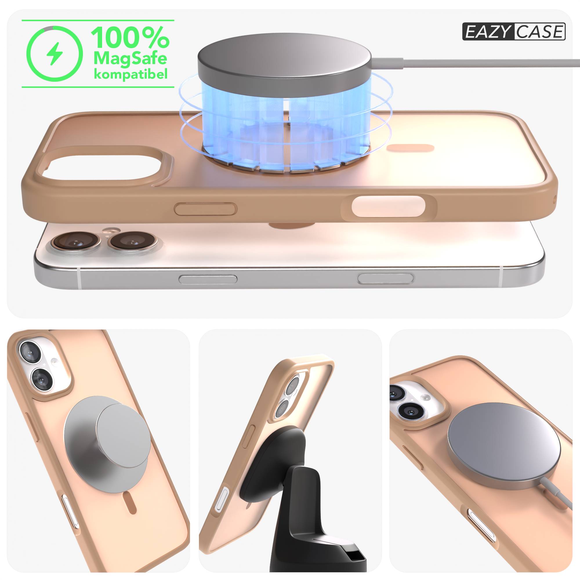 iPhone 16 Plus Outdoor Bumper Hülle mit MagSafe Magnetring 