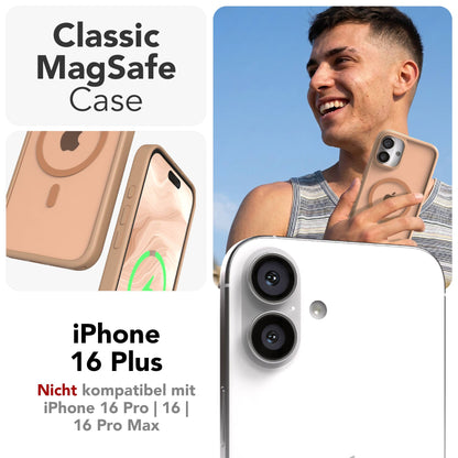 iPhone 16 Plus Outdoor Bumper Hülle mit MagSafe Magnetring 